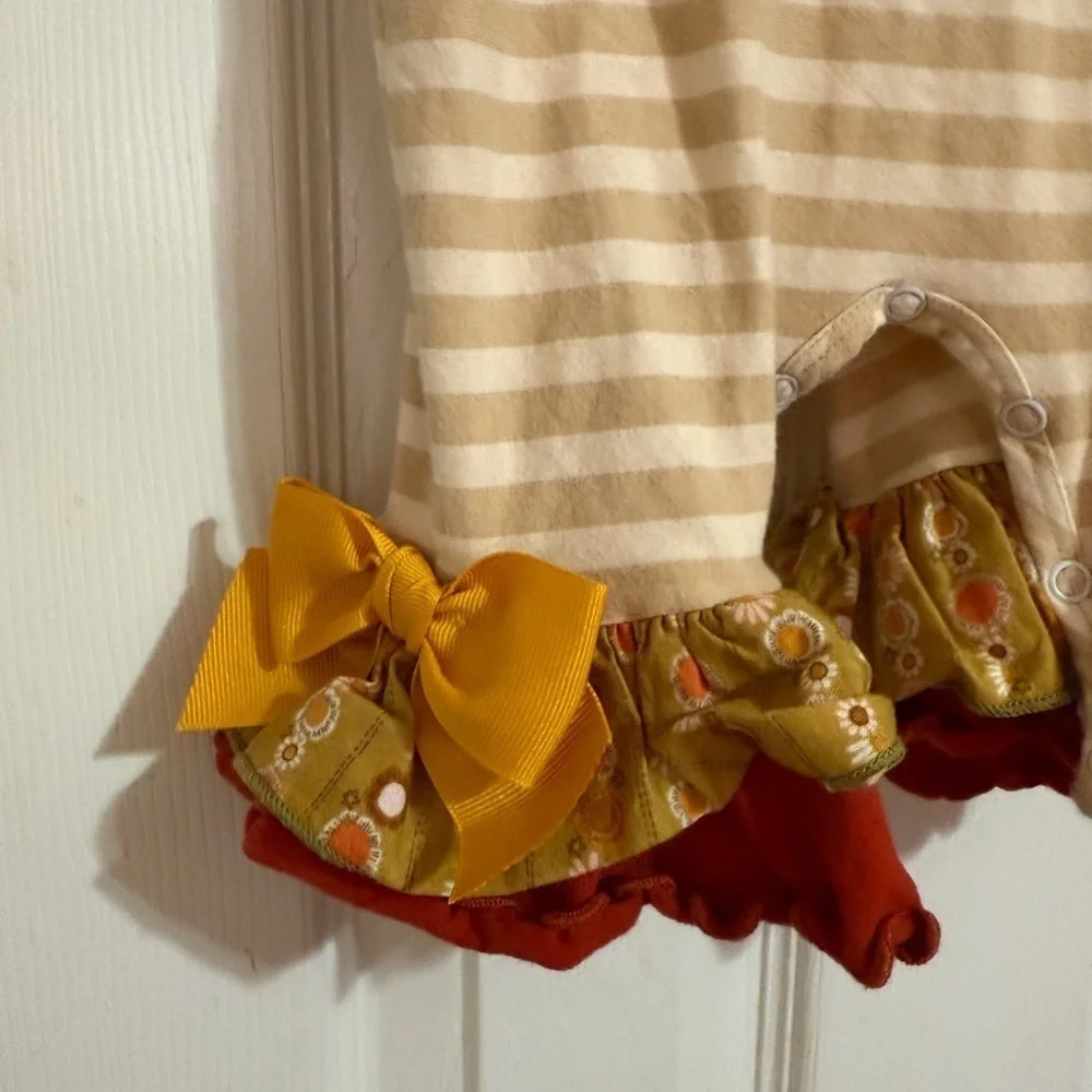 Ricrac & Ruffles Sunflower Romper